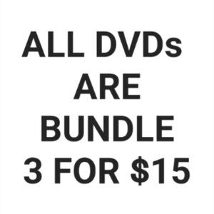 Exclusive DVD Bundle - 3 for $15